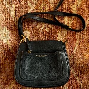 Marc Jacobs Navy Textured Leather Bag